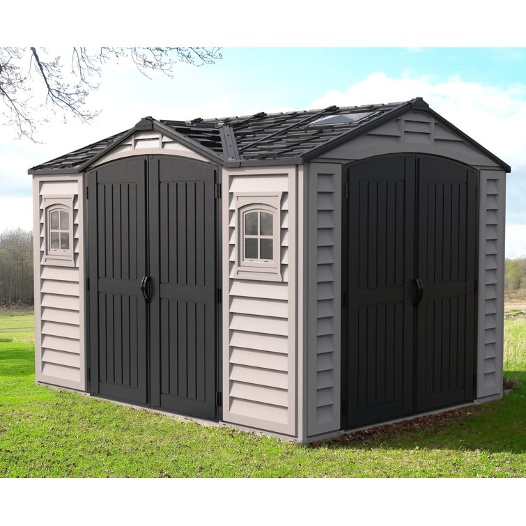 Duramax Apex Pro 10 ft. 5 in. W x 8 ft. D Plastic Storage Shed